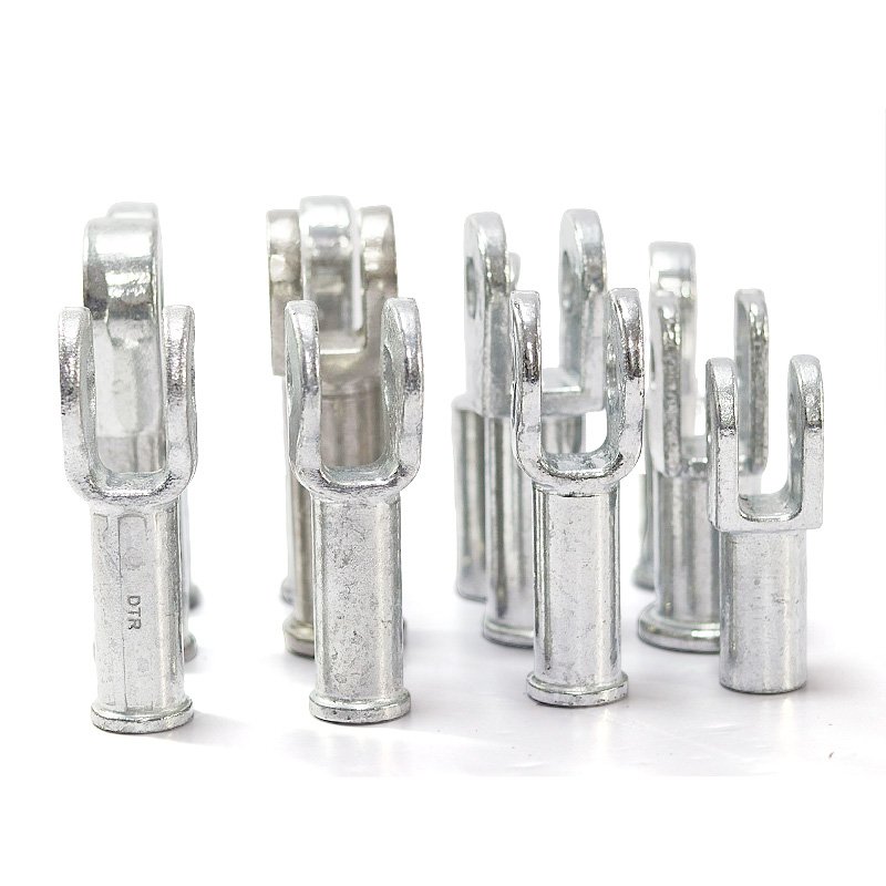 OEM Galvanized Socket Tongue End Fitting In Overhead Transmission And Distribution Lines