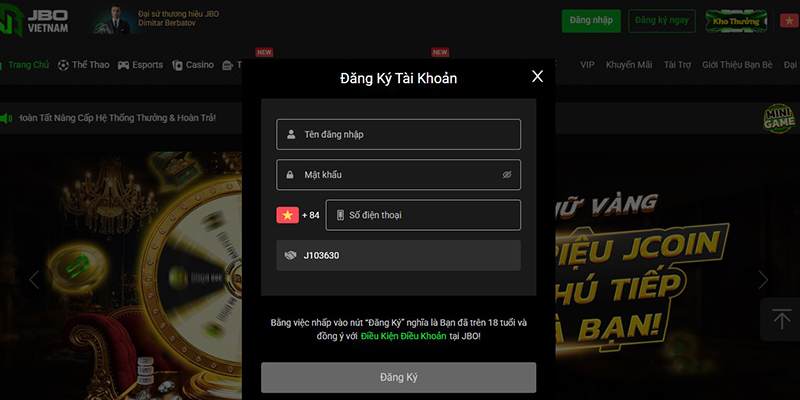 dien thong tin dang ky jbo theo form yeu cau 2