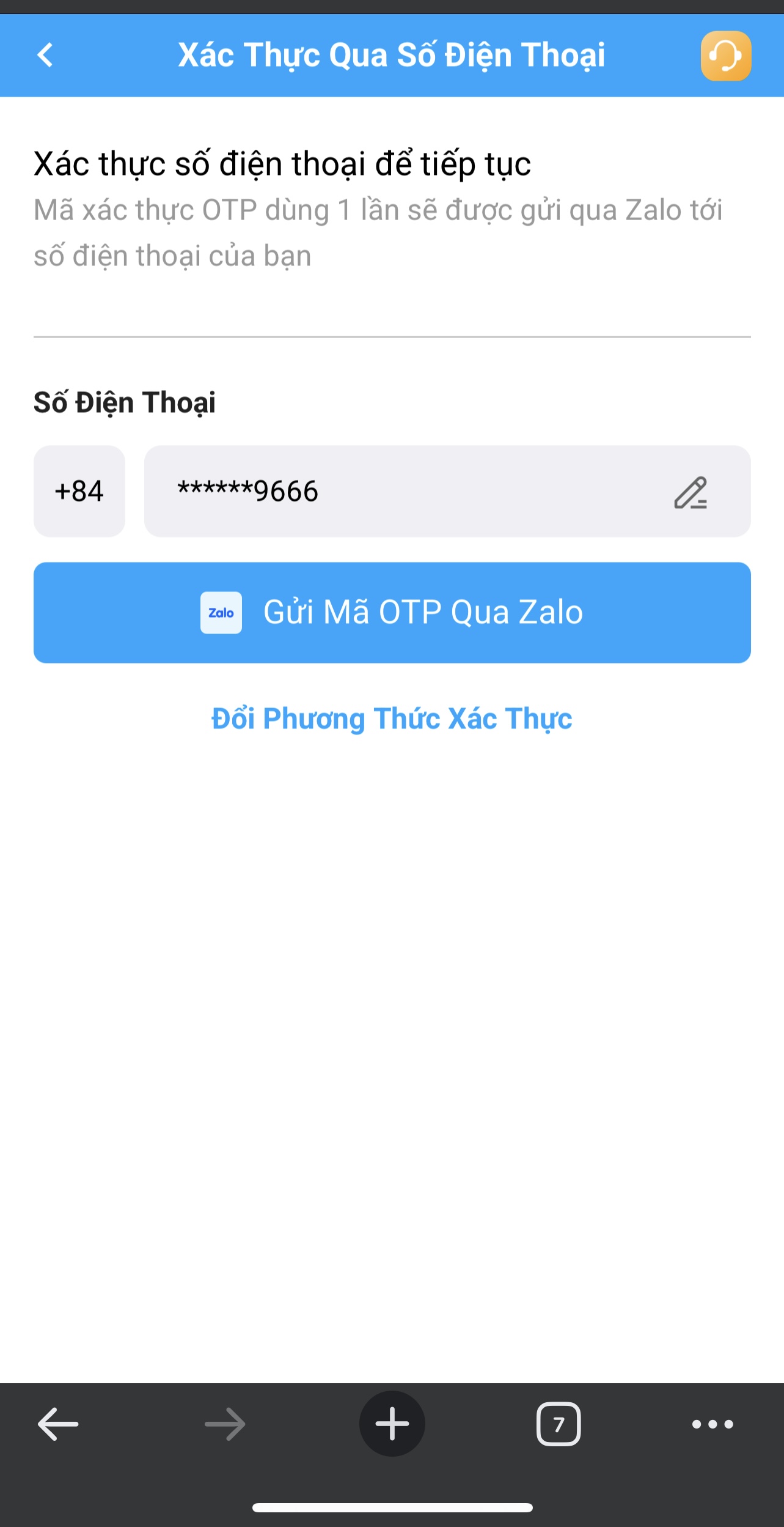 xac thuc so dien thoai qua zalo 5